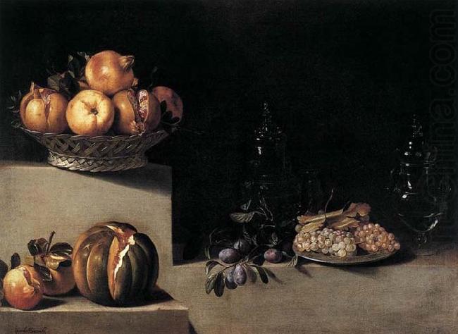 HAMEN, Juan van der Still-Life with Fruit and Glassware china oil painting image